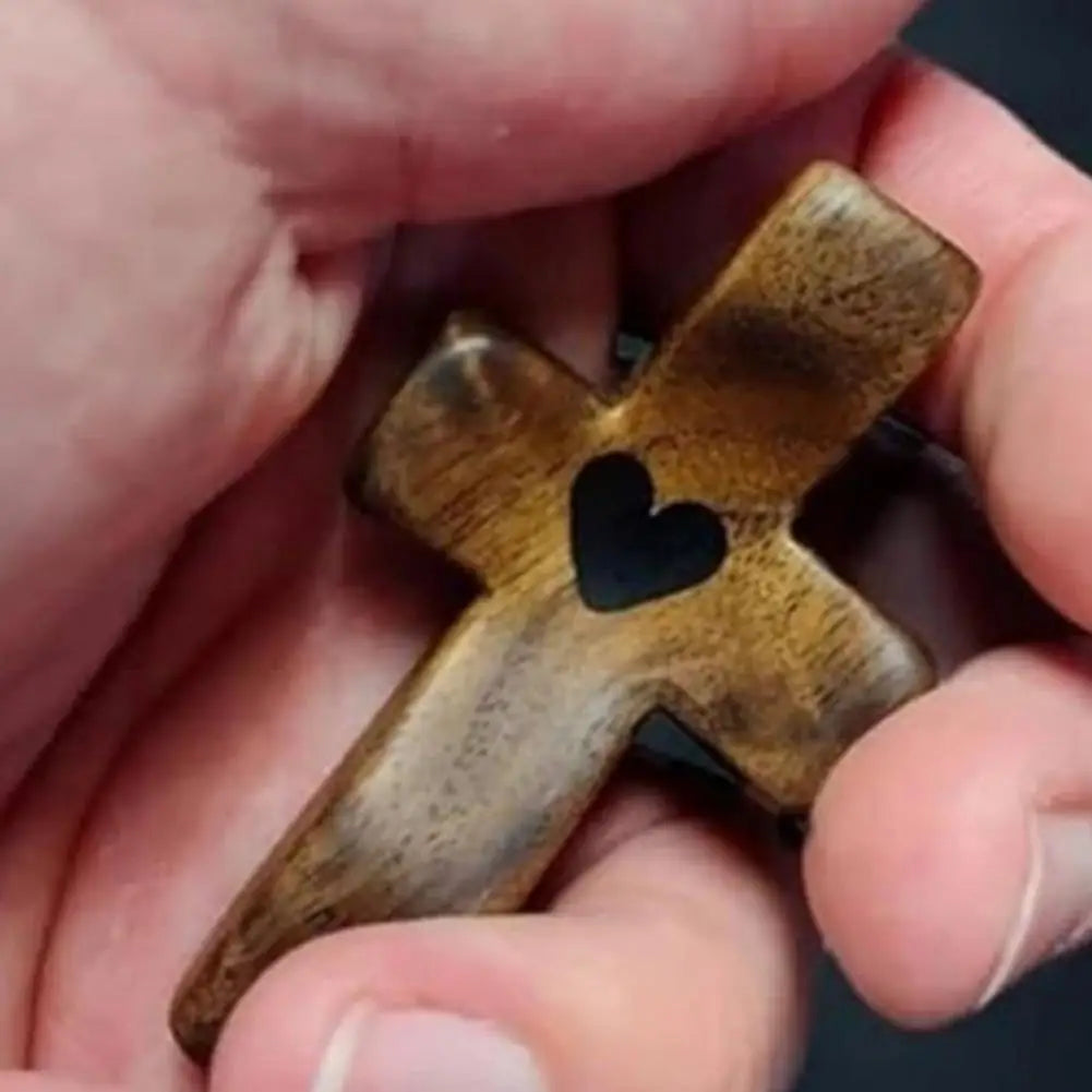 Olive Wood Pocket Cross