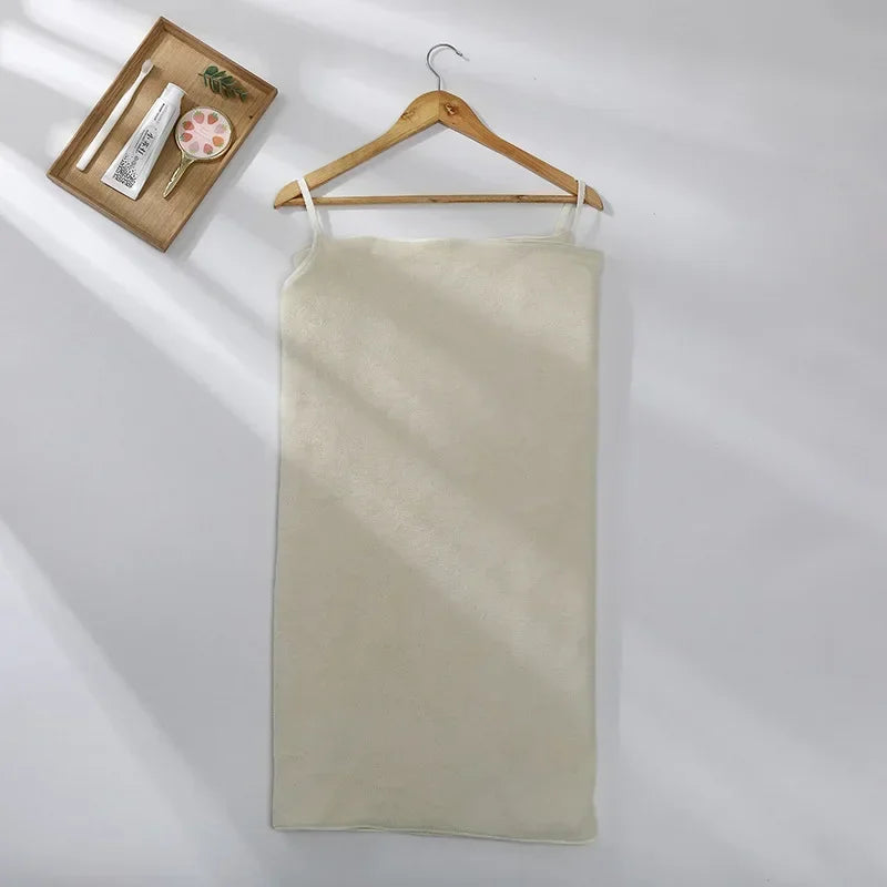Wearable Microfiber Bathrobe Towel