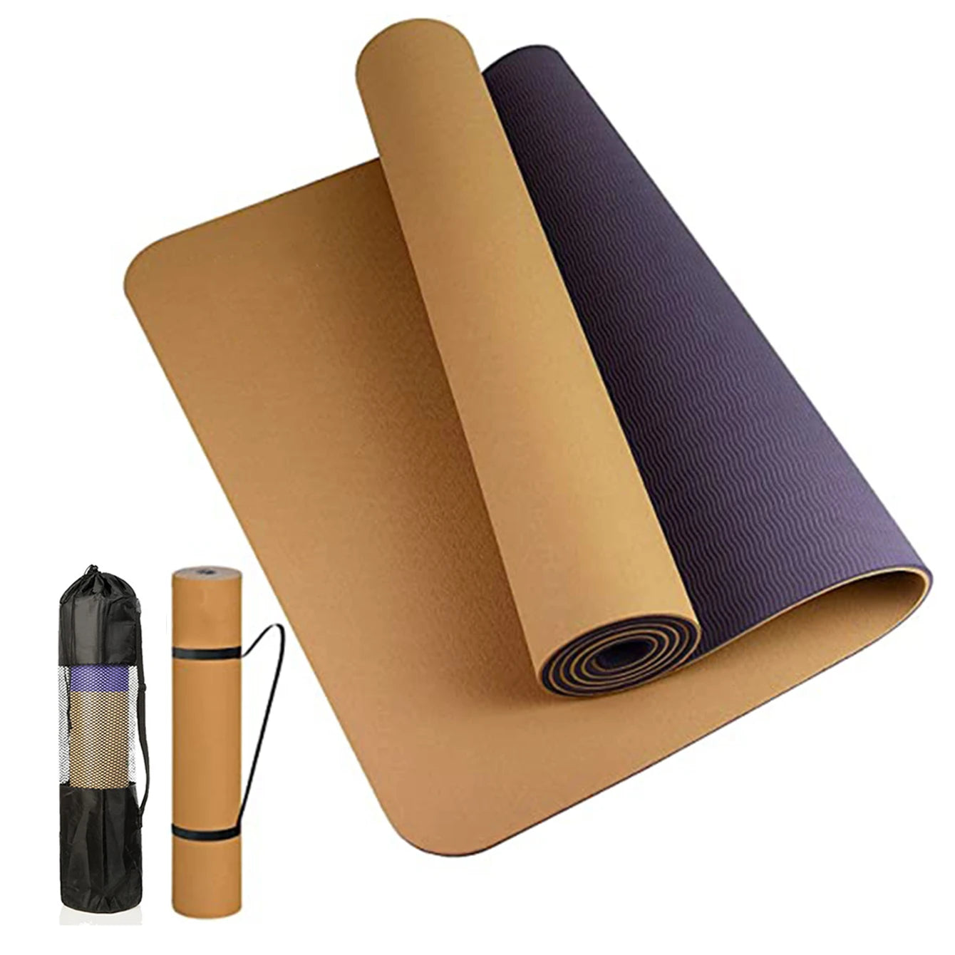 Thick Two-Color TPE Yoga Mat