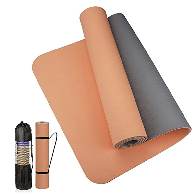 Thick Two-Color TPE Yoga Mat