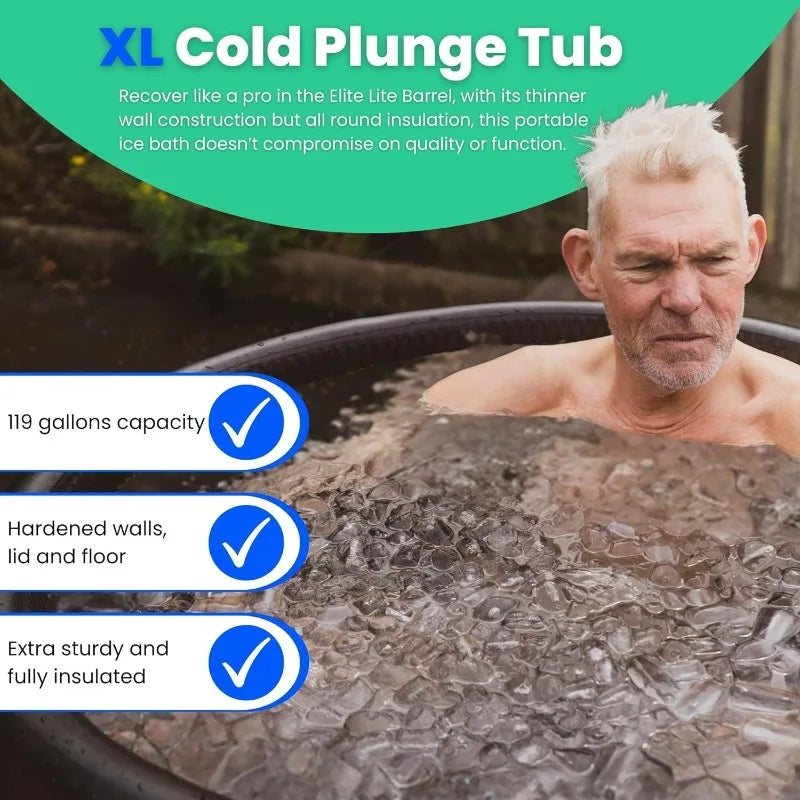 Cold Pod Ice Bath Tub Elite Lite