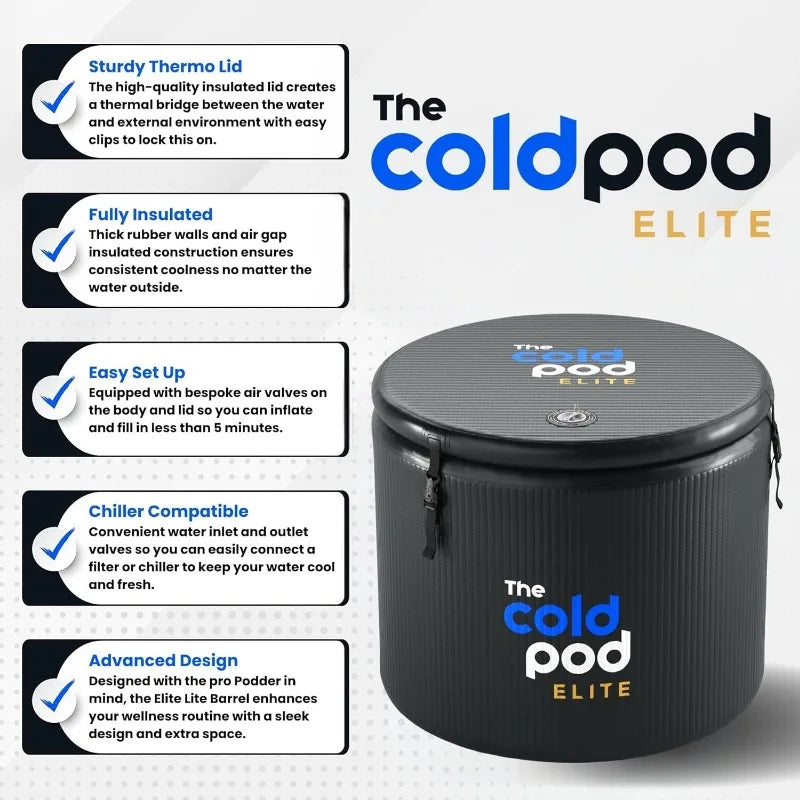 Cold Pod Ice Bath Tub Elite Lite