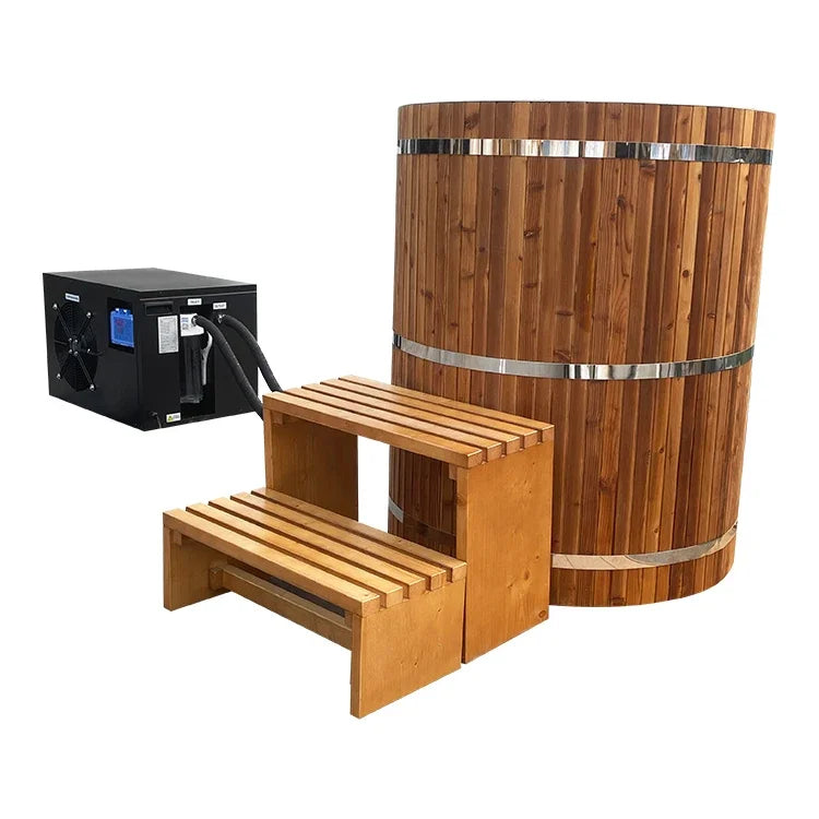 Ice Bath Recovery Wooden Bathtub