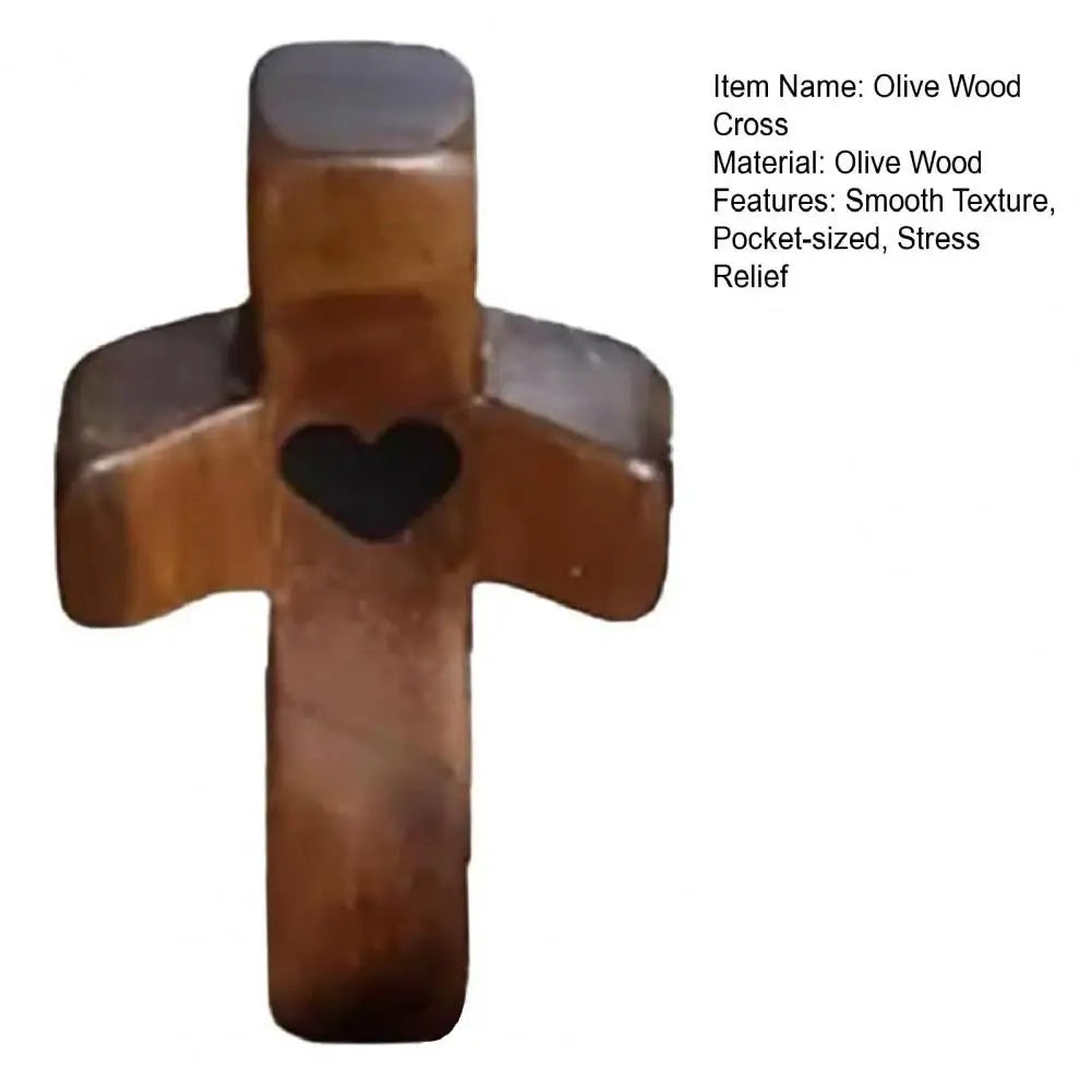 Olive Wood Pocket Cross