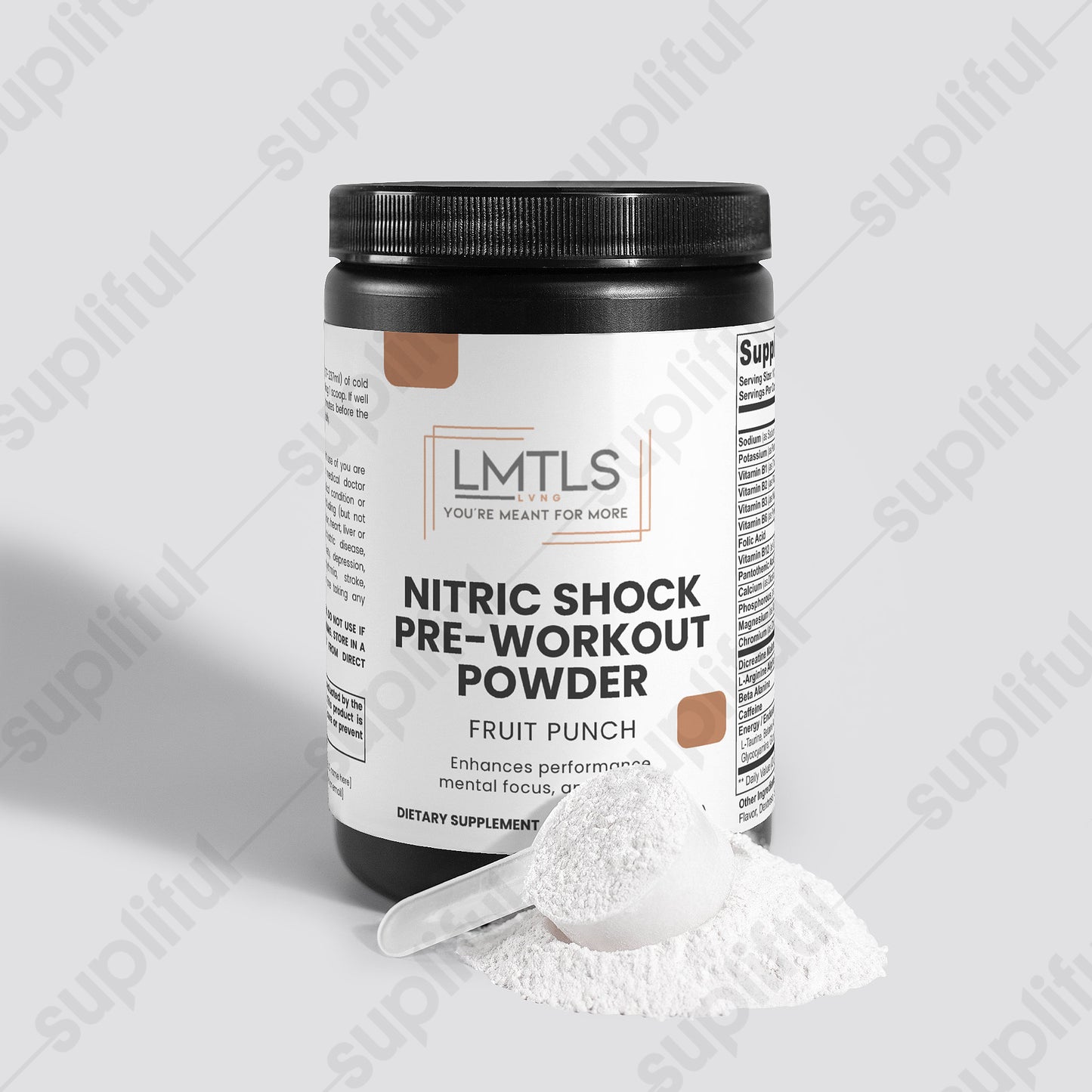 Nitric Shock Pre-Workout Powder (Fruit Punch)