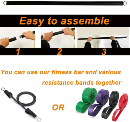 Workout Bar Resistance Bands Set