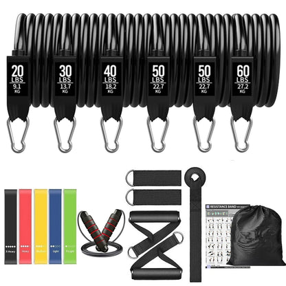 Workout Bar Resistance Bands Set